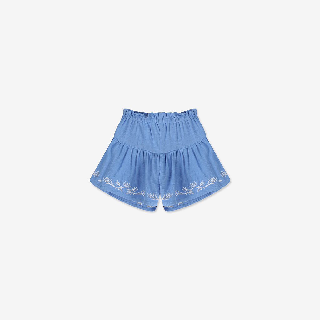 Flared Woven Shorts H