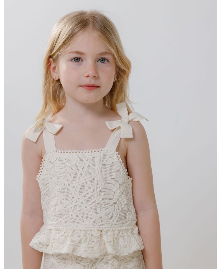 Peplum Textural Tank Top H
