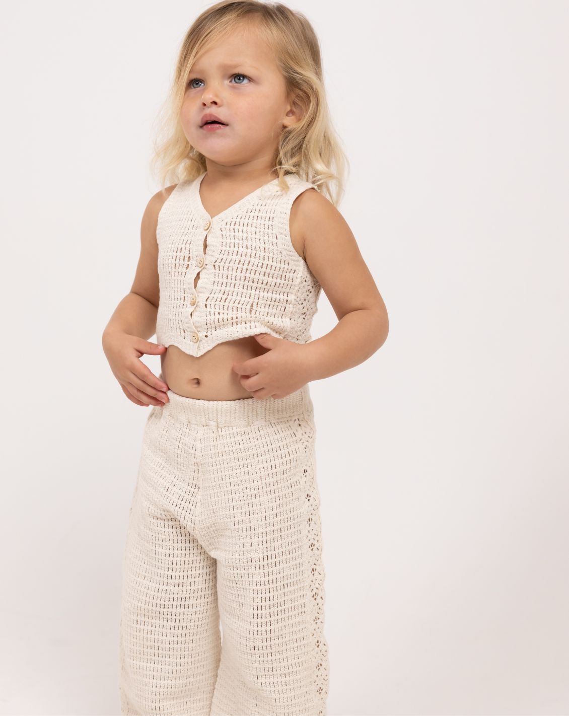 Crochet Wide Leg Pants CR