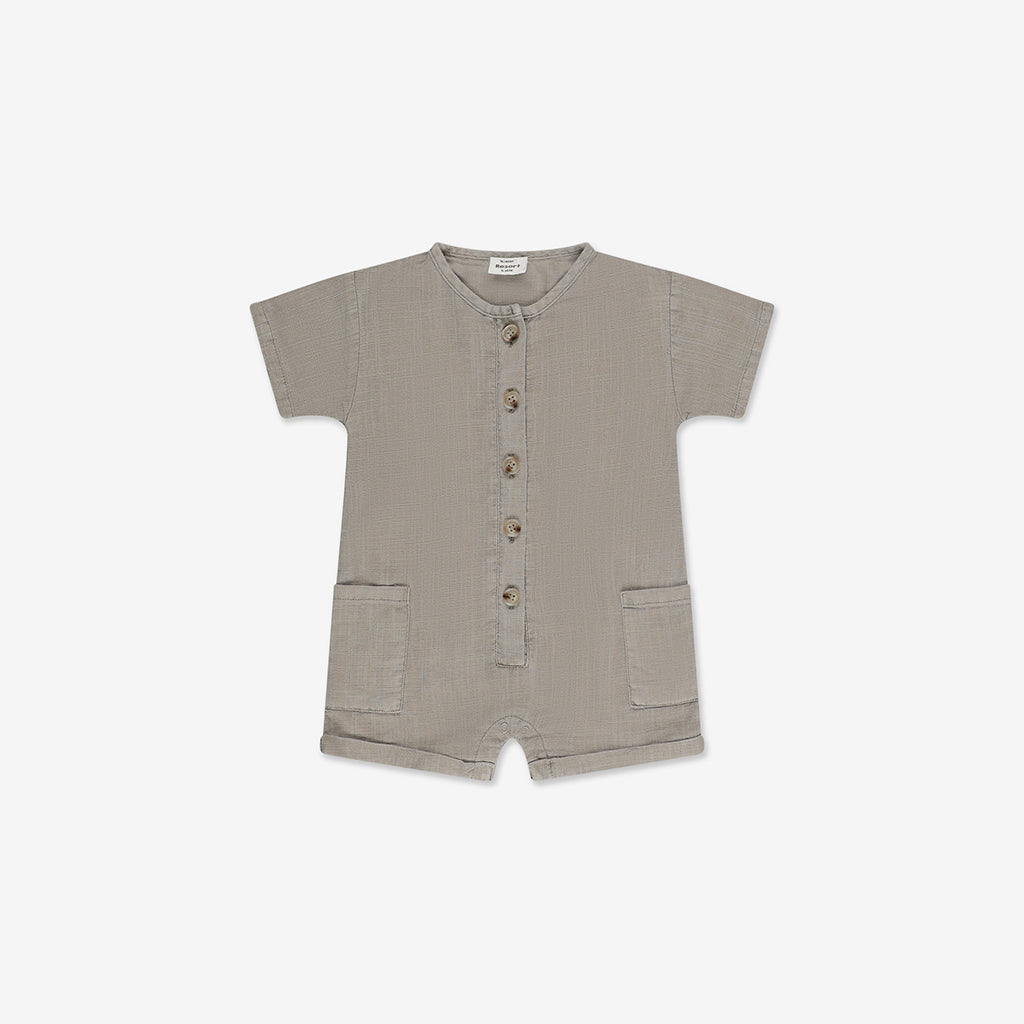 Short Sleeves Overall With Pocket NT