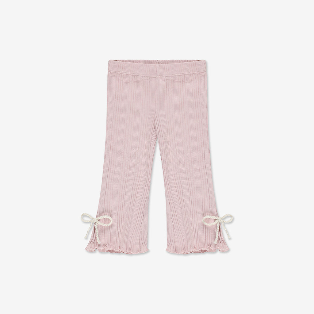Girls Rib Flare Long Pants RIB