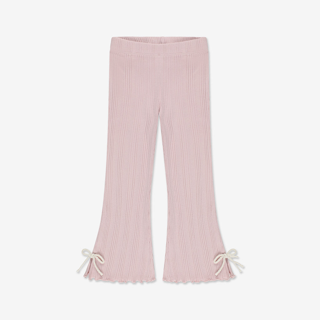 Girls Rib Flare Long Pants RIB