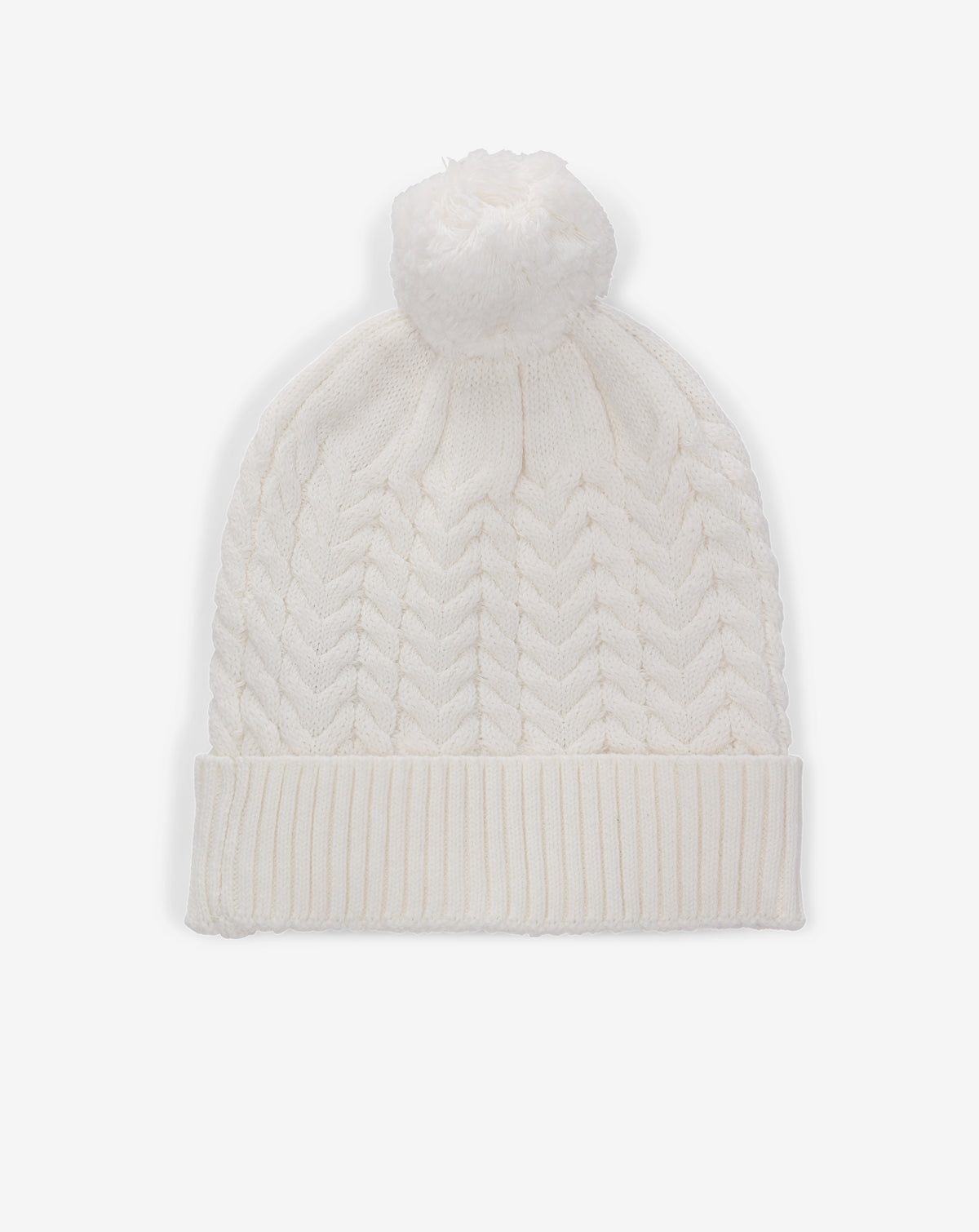 Knitted Hat With Pom-Pom S