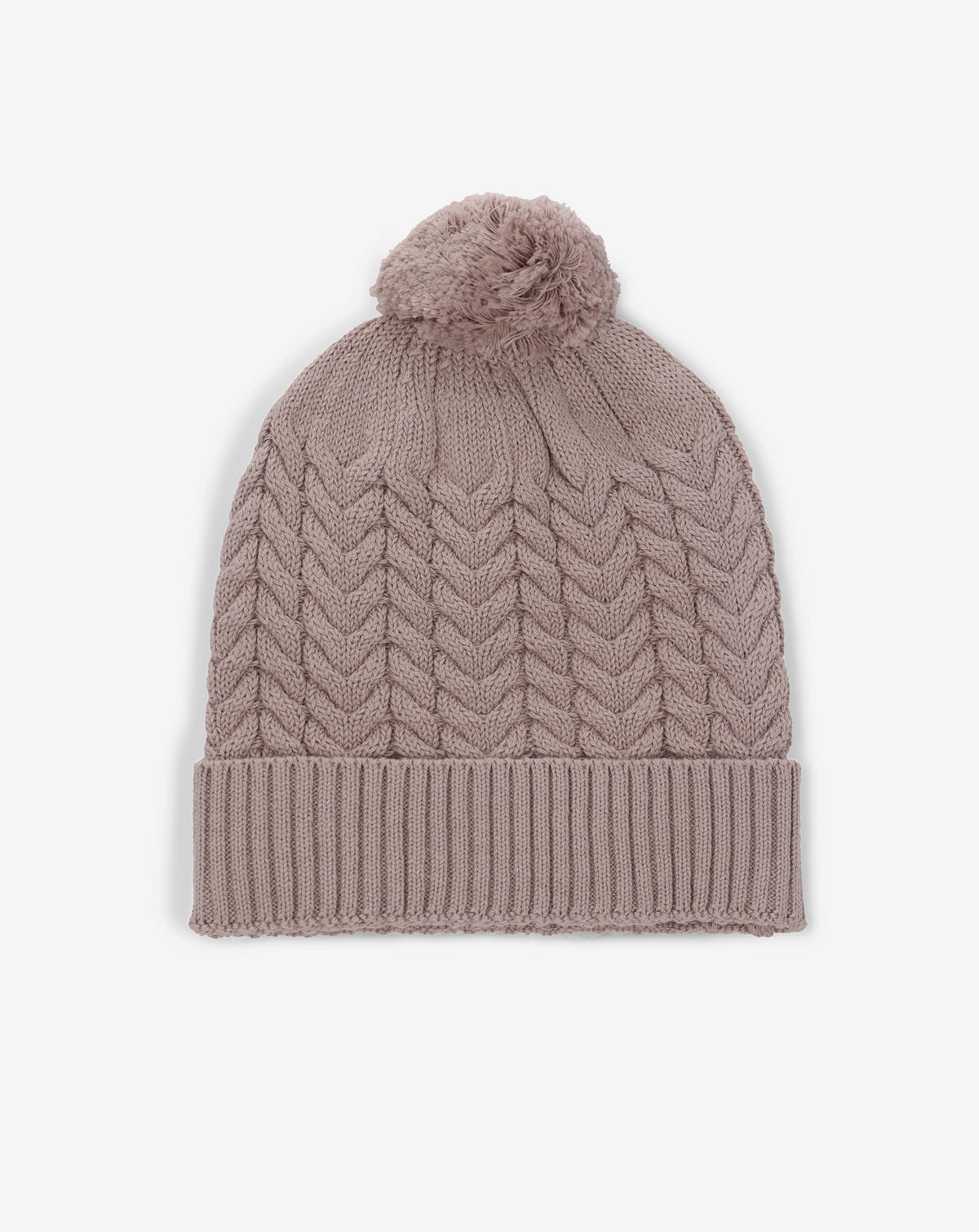 Knitted Hat With Pom-Pom S