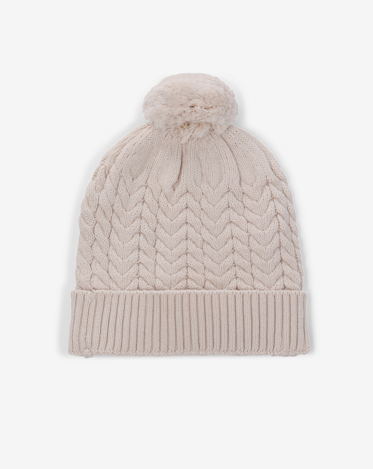 Knitted Hat With Pom-Pom S