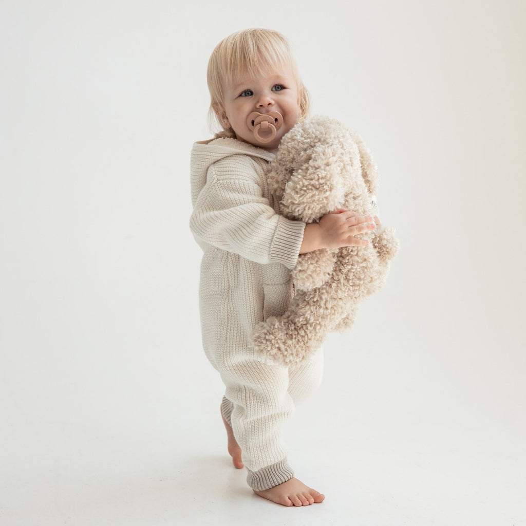 Knitted Overall With Hoodie S9