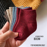 Baby Socks Pack of 4 -  Boom , size: NB !