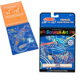 Melissa & Doug On the Go Scratch Art Color Reveal Pad - Vehicles