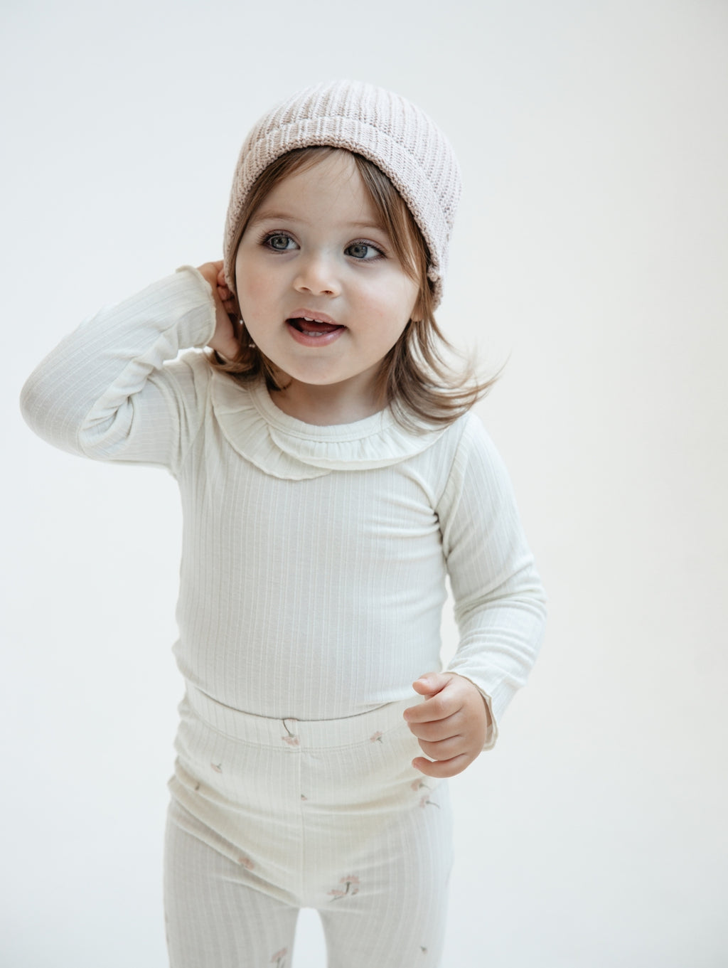 Rib Bodysuit & Pants Set PR7