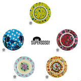SuperSOSO! FLOWERS Round Plates