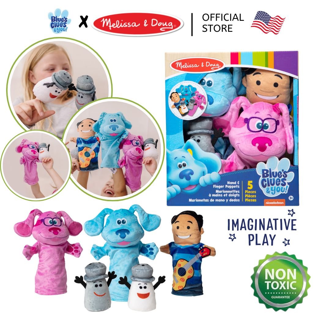 Melissa & Doug Blue's Clues & You! และพองเพื่อน Blue's Clues & You! Hand & Finger