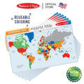 Melissa & Doug Write-A-Mat Learning Mat - World Map