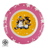 SuperSOSO! CARTOONS Round Plates - Boy-ish