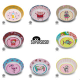 SuperSOSO! CARTOONS Deep Plates - Girl-ish