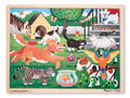 Melissa & Doug Wooden Jiigsaw Puzzle pets 24pc