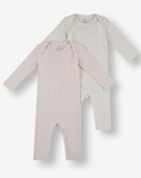 2 Pack Pointelle & Pique Overalls P