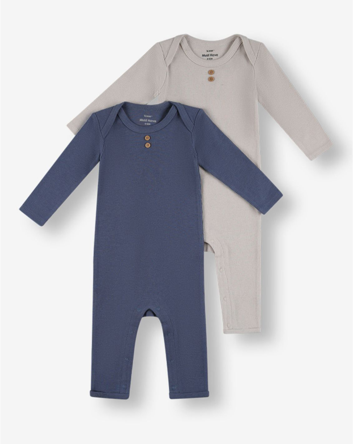 ชุดเอี๊ยมผ้าพอยท์เทลและผ้าปิเก้ 2 ชิ้น 