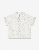 Boys Woven Button Shirt With Short Sleeves WB1