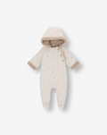 Quilted Jersey Hooded Overall With Sherpa Y5