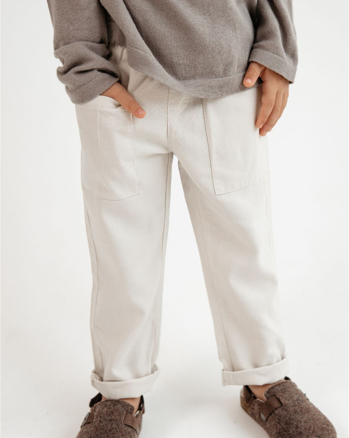 Linen Long Pants With Pockets WB6