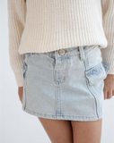 Girls Jeans Skirt With Pockets J20