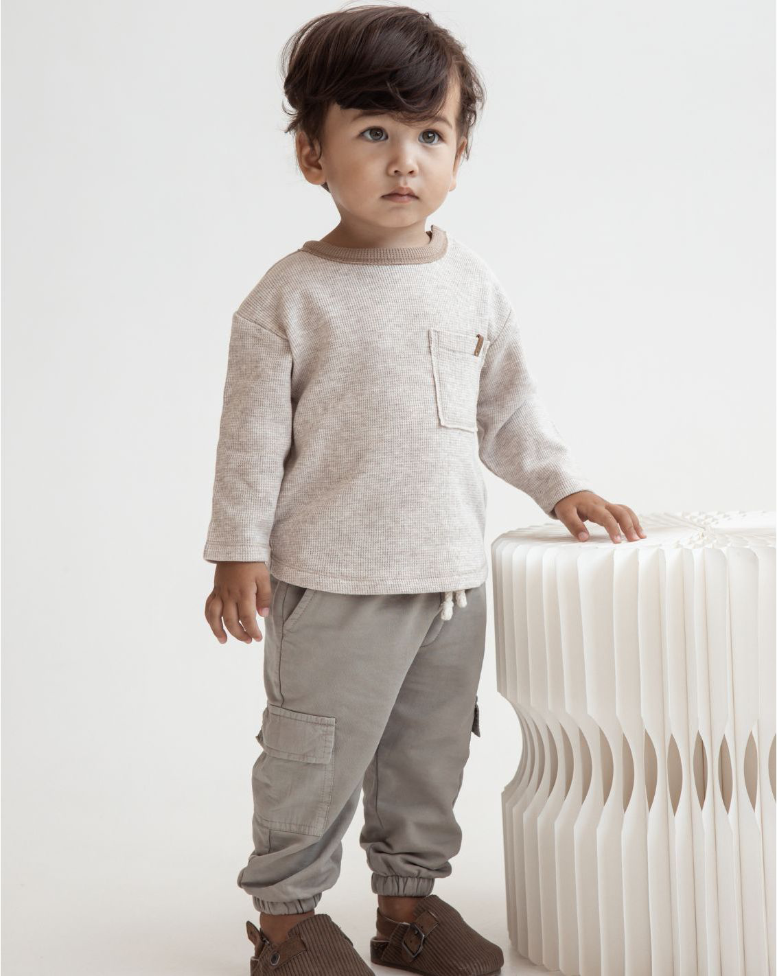 ポケット付きピケシャツ PR5