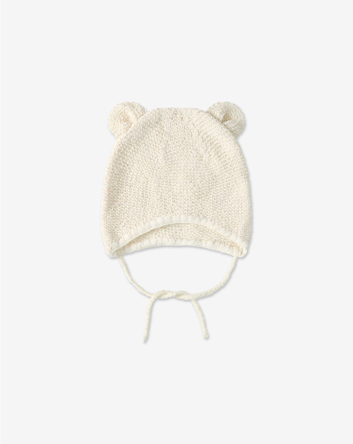 Knitted Hat with Bear Ears S