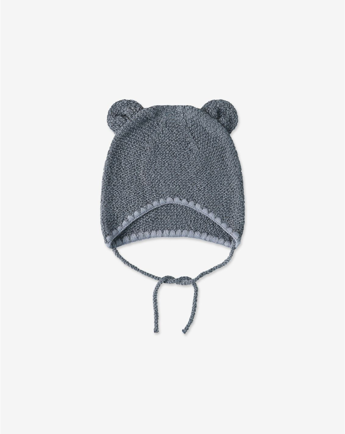 Knitted Hat with Bear Ears S