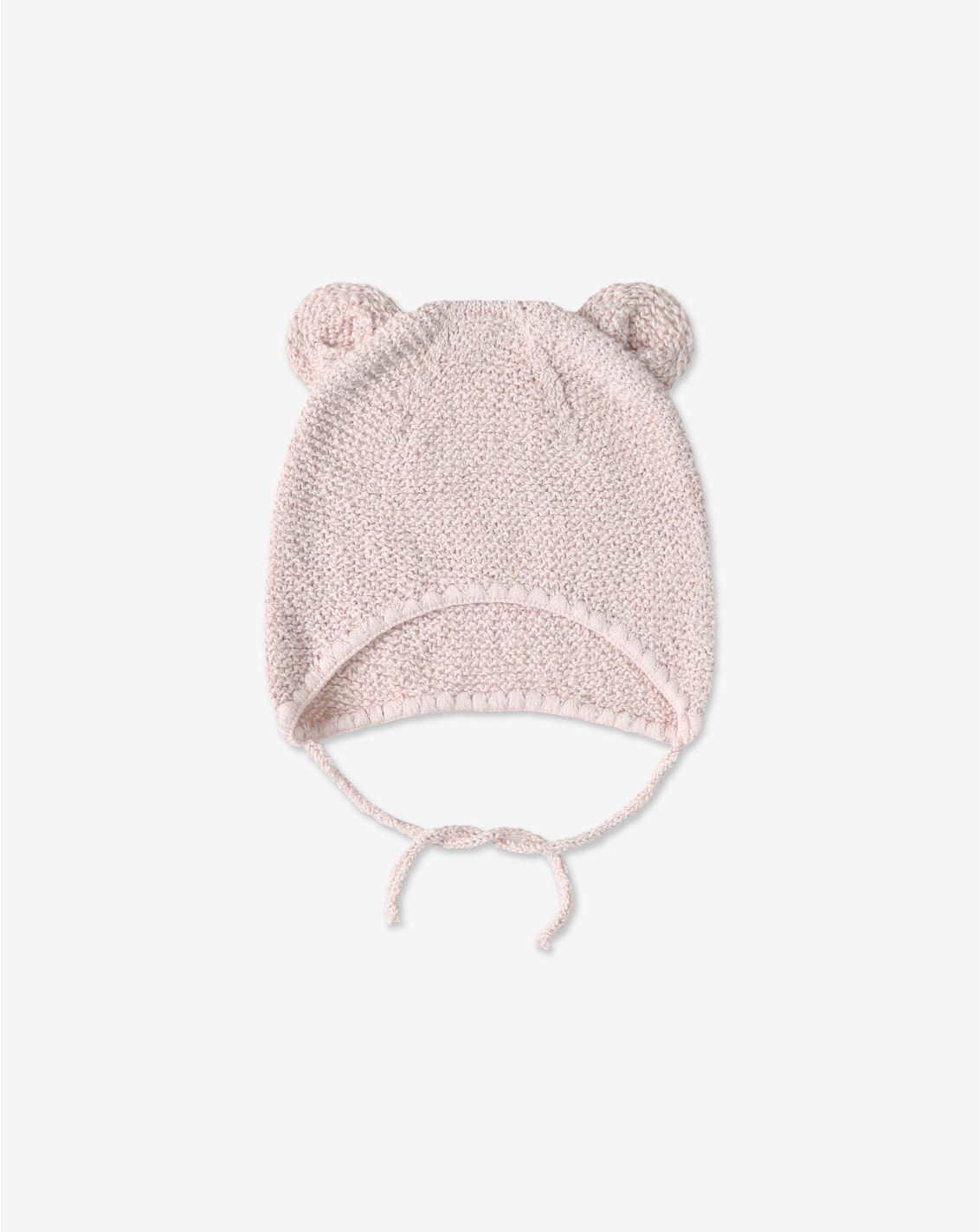 Knitted Hat with Bear Ears S