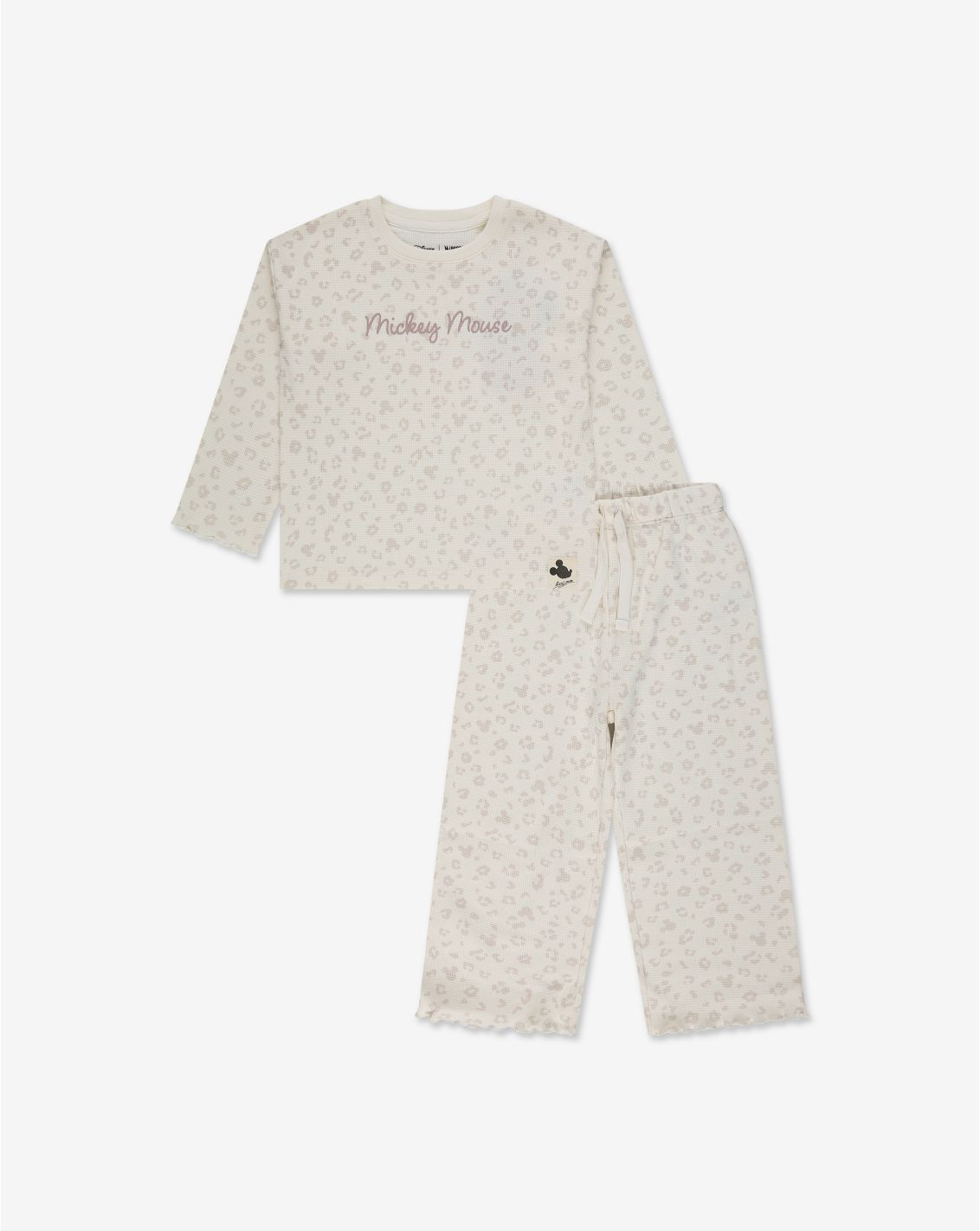 Girls Disney Snuggle Pique Pajamas Set PJ