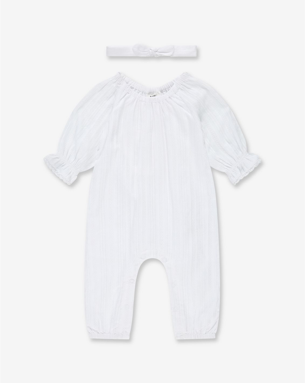 Muslin Flared Sleeves Overall H