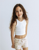 Kids Girl Rib Tank Top RIB3