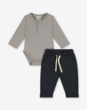 Bodysuit And Gersy Pants Set A19