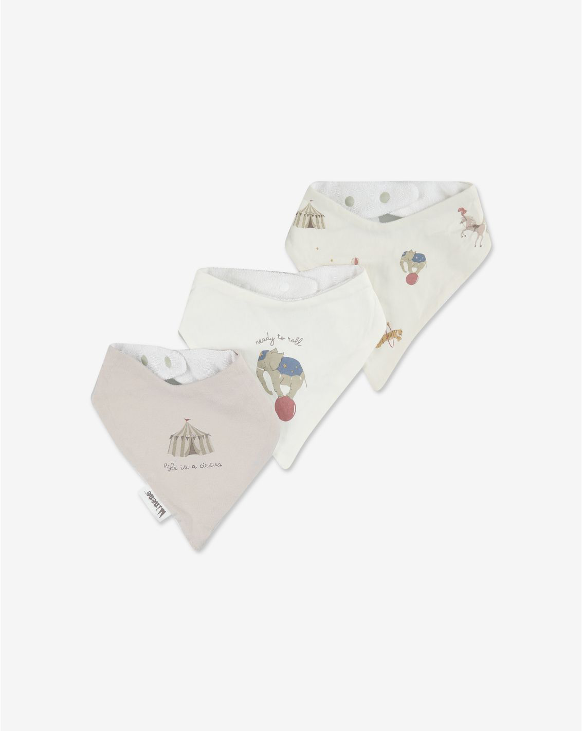 Pack Of 3 Bandana Bibs Wonderland