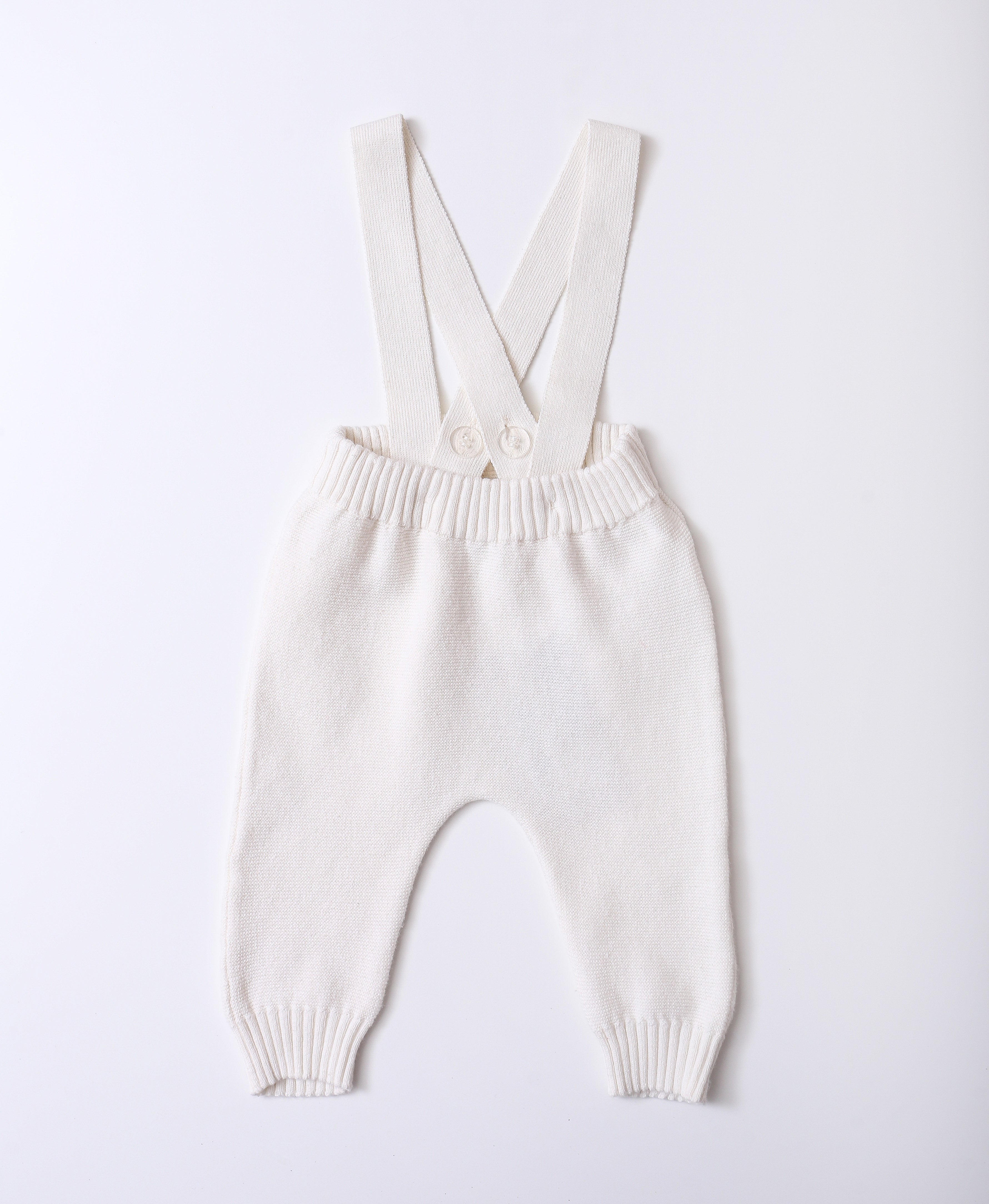 Knitted Overall With Suspenders BR