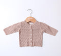 Knitted Lace Cardigan With Buttons BR