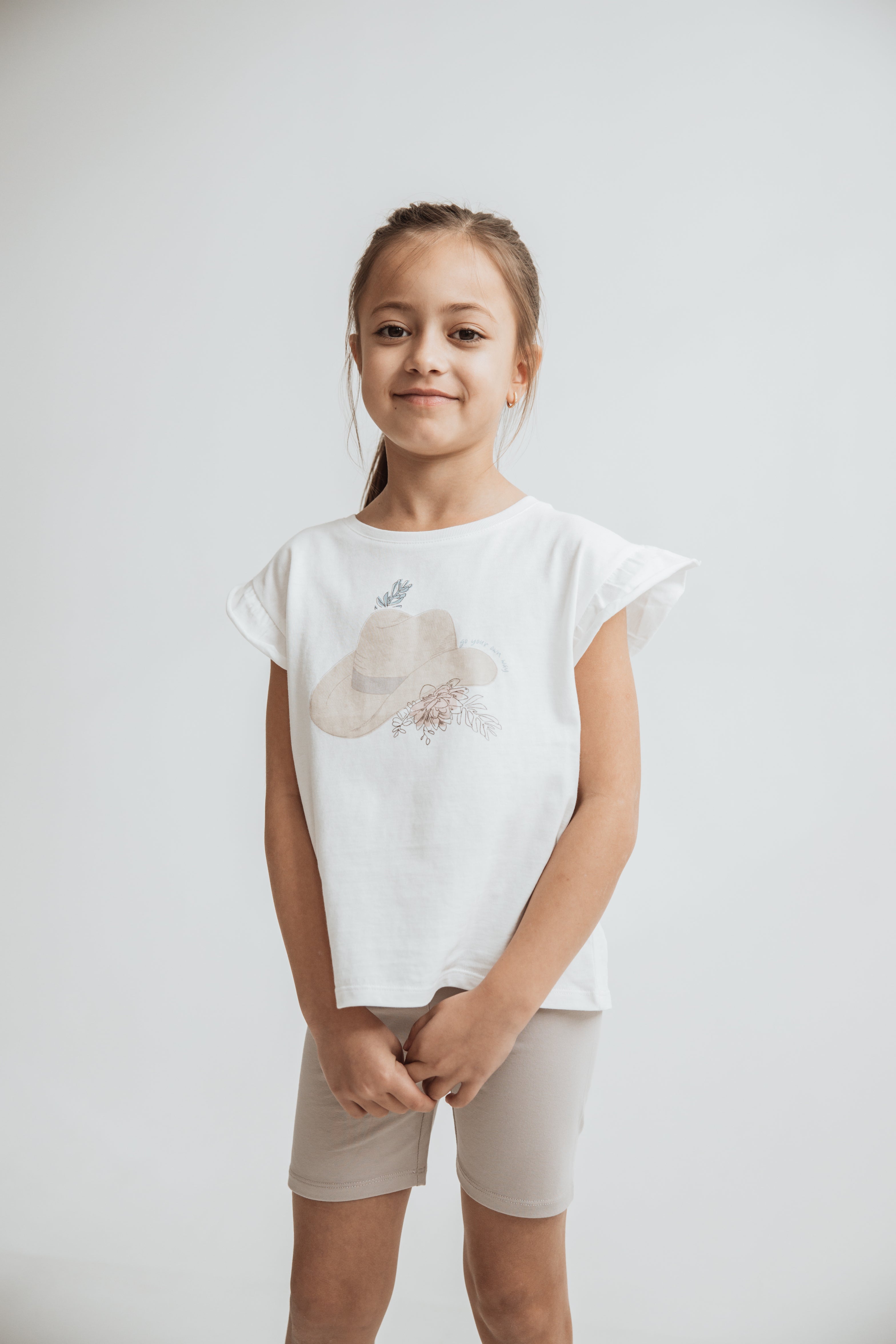 เสื้อและกางเกงรัดรูปสำหรับเด็กผู้หญิง KC4 