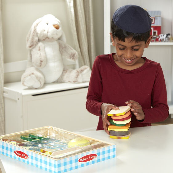 Sandwich Making Set - Wooden Play Food