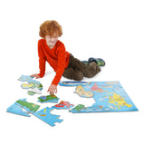 Floor Puzzle World Map 33pc