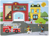 Melissa & Doug Sound Puzzle Around the Fire Station 8 Pcs