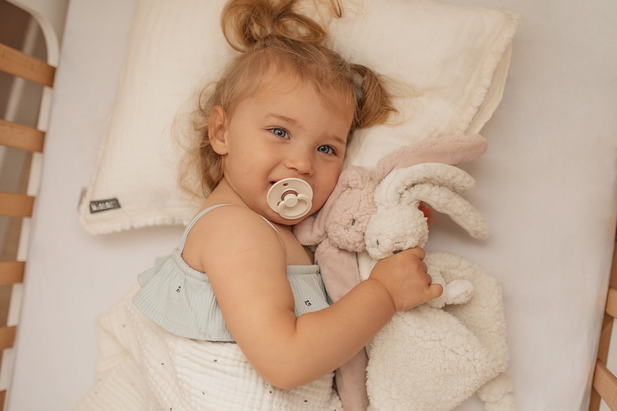 Bunny Puffy Comforter Blankie