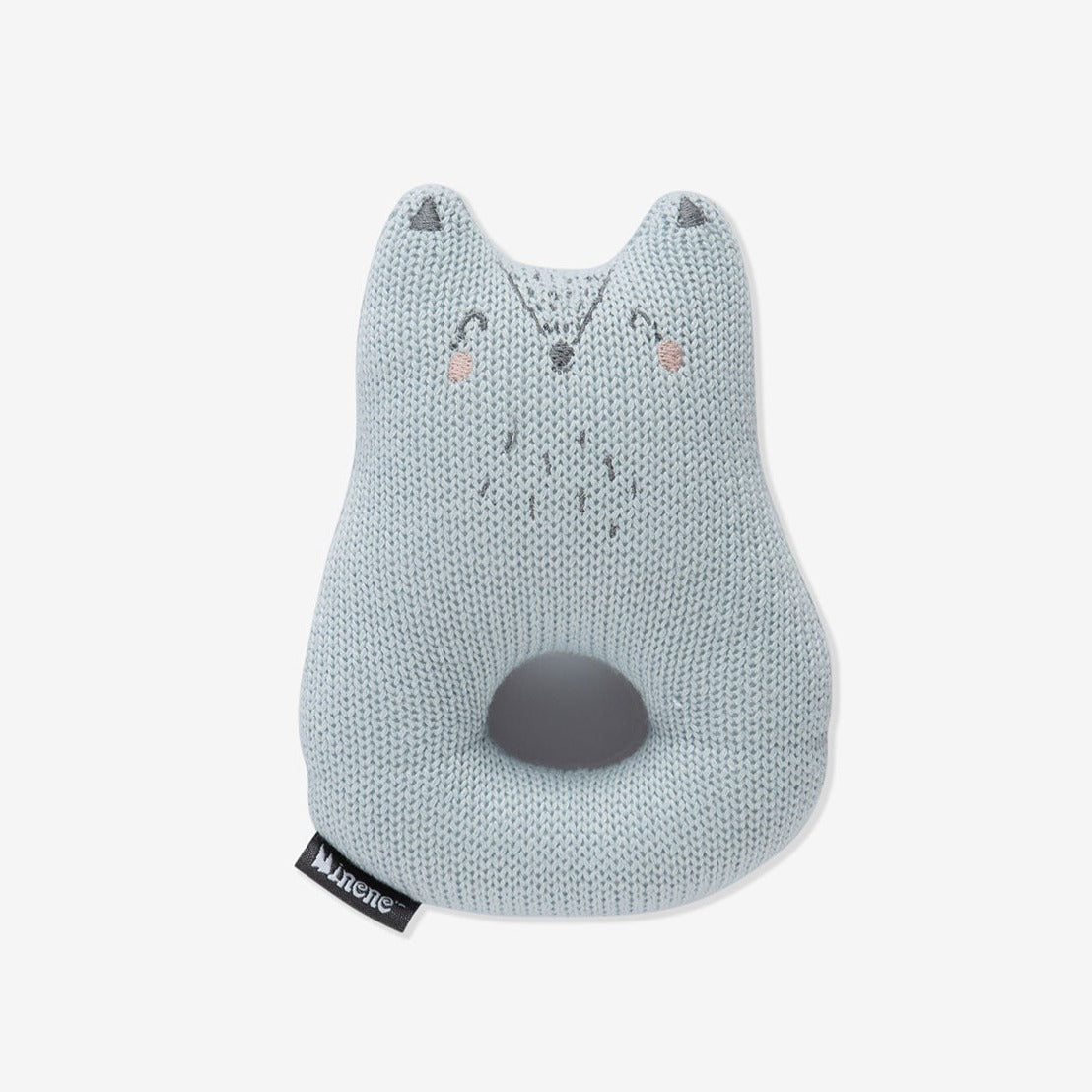 Knitted Animals Round Rattle-Fox