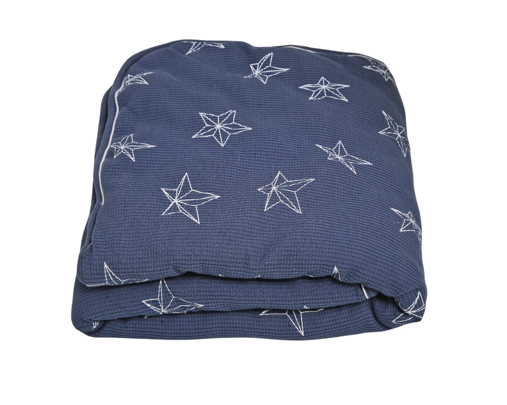 Waffle Navy Blue Gift Set