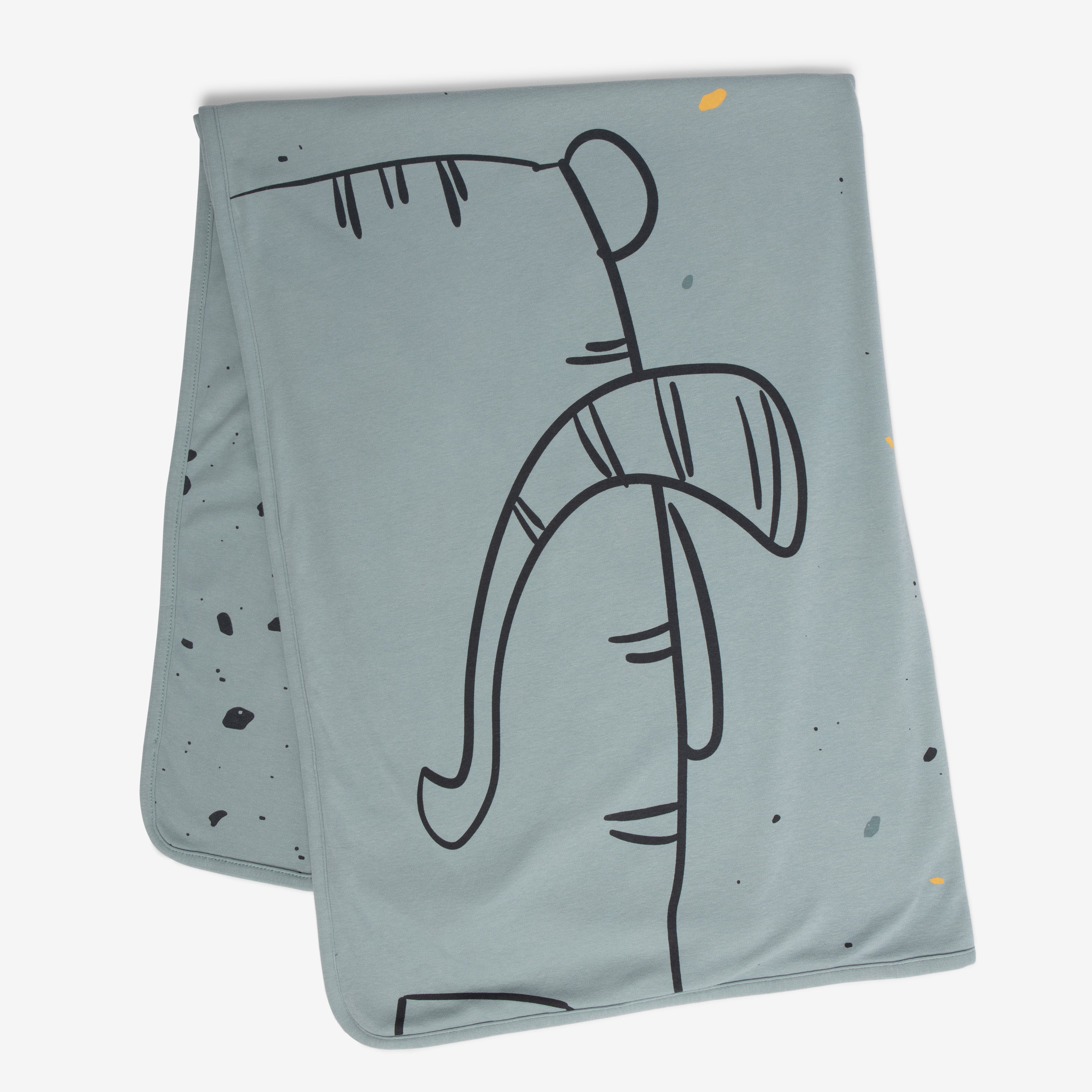 Large Winter Double Sided Quilt 85x115 cm - Jungle Story!