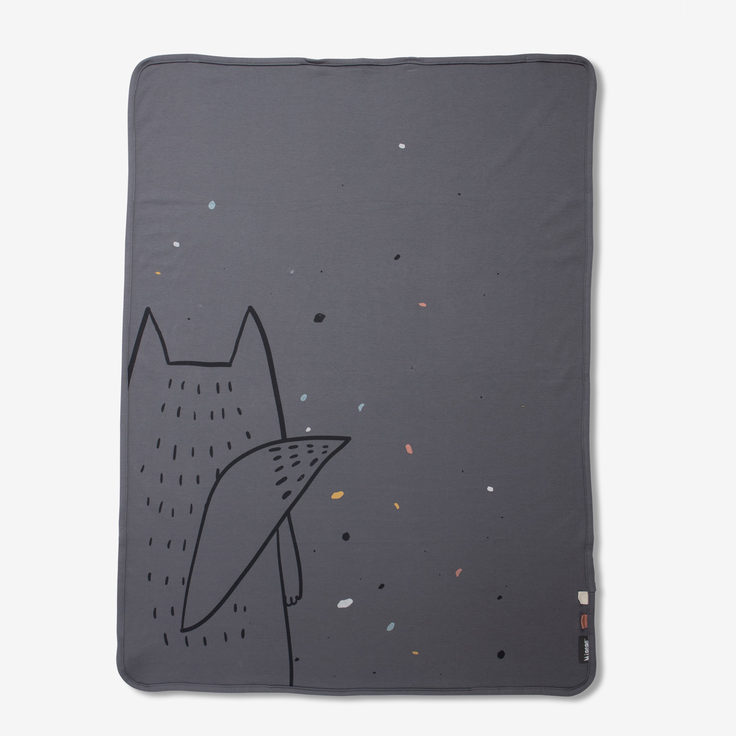 Large Winter Double Sided Quilt 85x115 cm - Jungle Story!