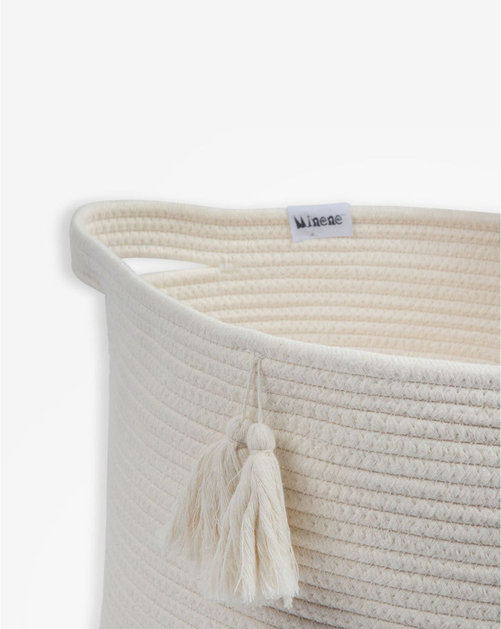 ตะกร้าเก็บของเชือกขนาดใหญ่ 34x40 ซม.