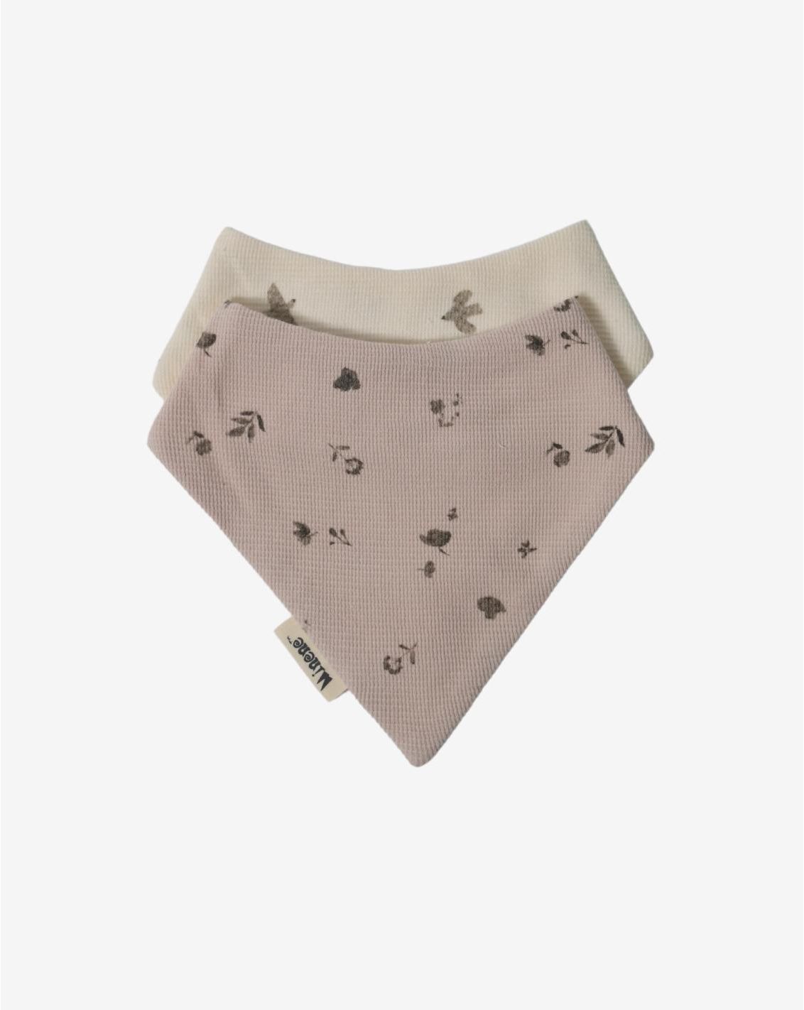 ผ้ากันเปื้อนแบบผ้าพันคอ Pique 2 ชิ้น