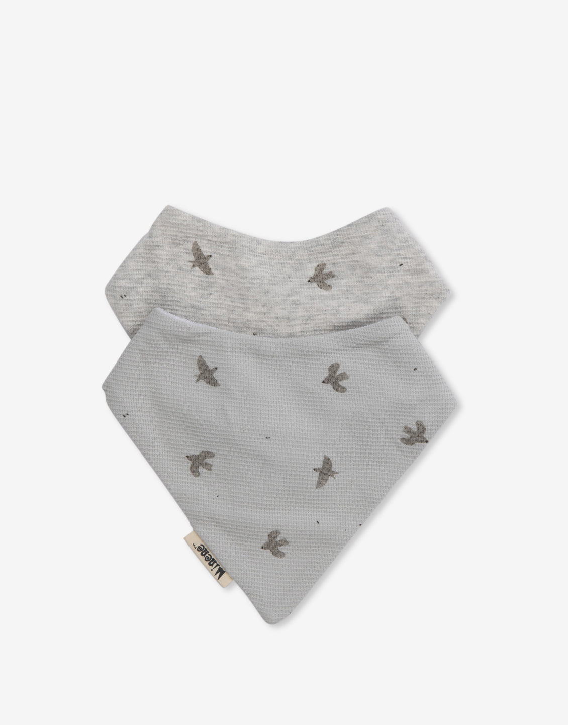 ผ้ากันเปื้อนแบบผ้าพันคอ Pique 2 ชิ้น