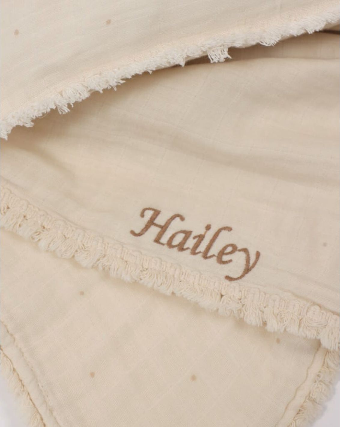 Muslin Blanket With Fringes 75*100cm