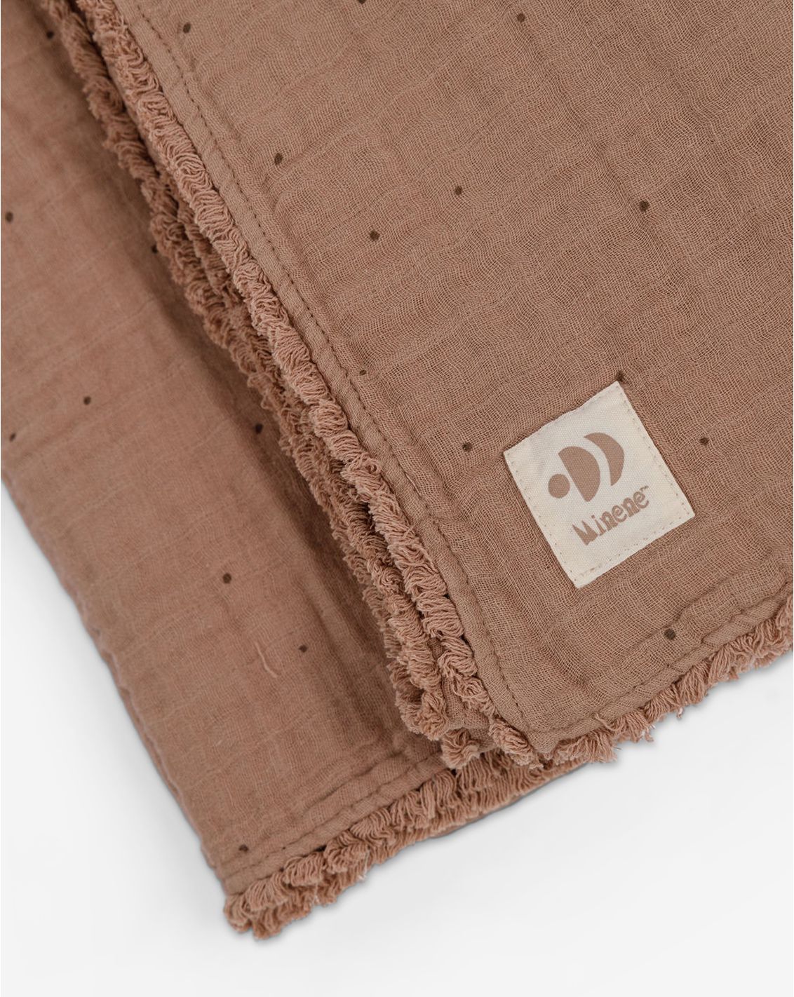 Muslin Blanket With Fringes 75*100cm